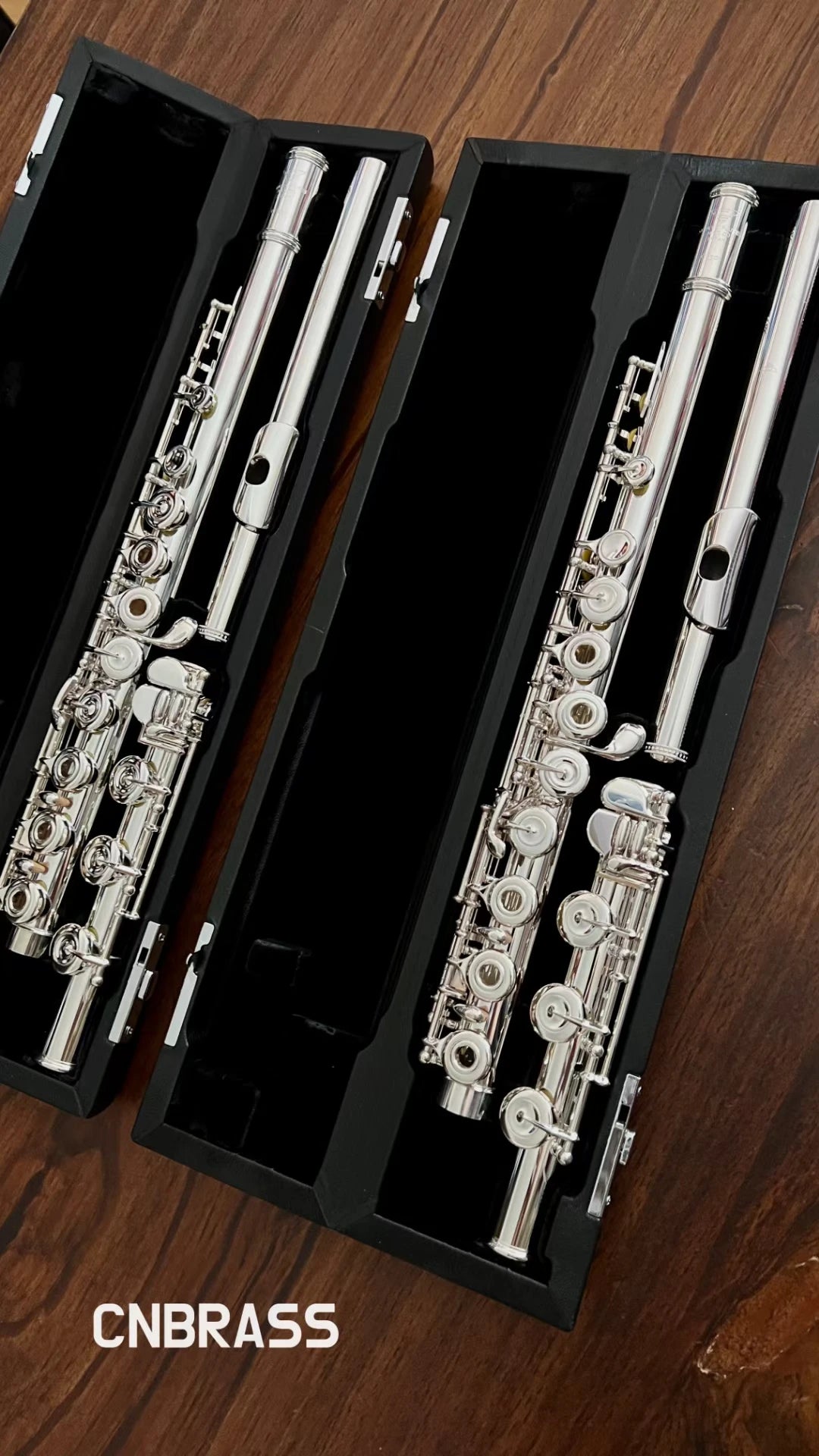 Sankyo CF 301 Flute Professional Cupronickel Opening C Key 17 Hole Flute Silver Plated Musical Instruments With Case