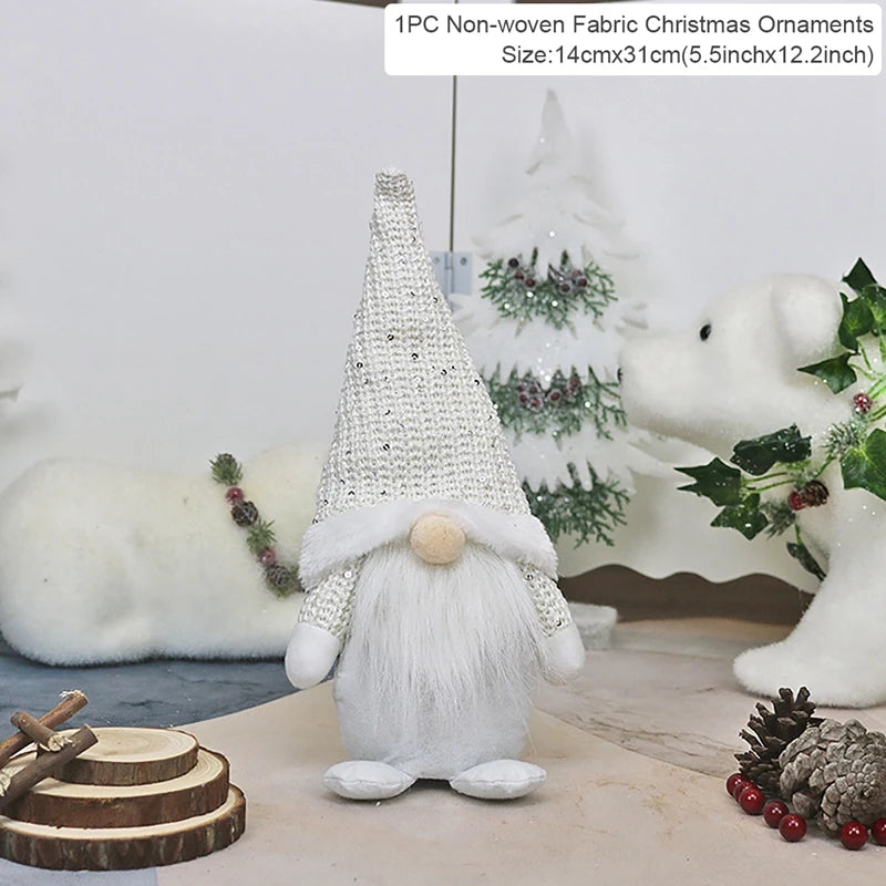 Christmas Faceless Gnome Christmas Ornaments Merry Christmas Decoration for Home Navidad Pendants Cristmas Gifts New Year 2023