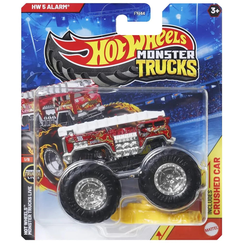 2025 Hot Wheels Cars MONSTER TRUCKS HW-Dozen-Delivery Unimog 5-Alarm 1/64 Metal Die-Cast Model Collection Toy Vehicles