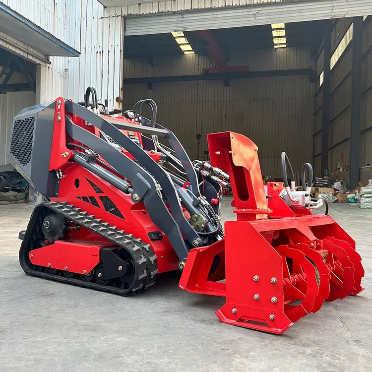 Derette Factory Direct Sale Snow Thrower Blower Snowplow Snow Sweeper for DRT450 Mini Skid Steer Loader Front End