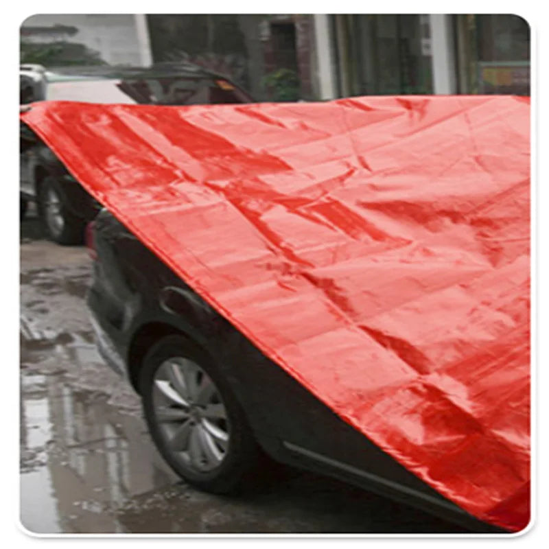 Thick 0.32mm China Red Rainproof Cloth Waterproof Tarpaulin Garden Canvas Outdoor Awning Sunshade Cloth Succulent Plants Cover