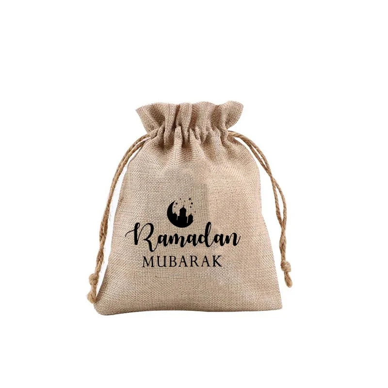 5pcs Kid Boy Girl Eid Ramadan Mubarak Gift Present Bags Money Wallet Happy Al Adha Muslim Islamic Kareem Iftar Party Decoration