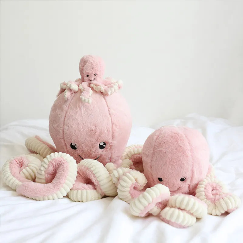 2022 1 Pcs Customized Size Octopus Stuffed Plush Toys for Baby Kids Birthday Christmas Children Kid Gifts Cute Tako Dolls