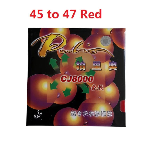 Palio CJ8000 (2-Side Loop Type Fast Light Type Pips-In Table Tennis / Pingpong Rubber With Sponge (H36-46)