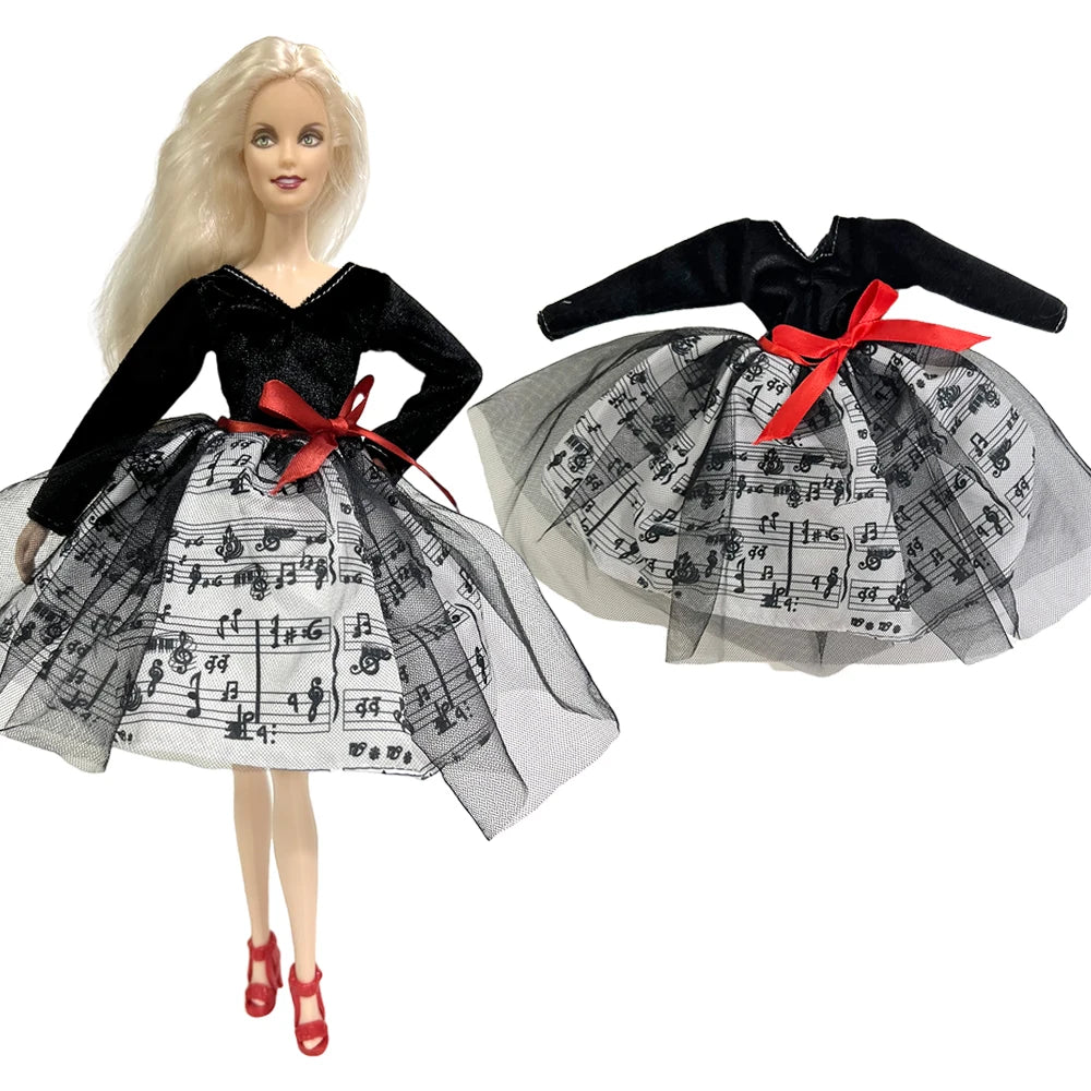 NK 1 Pcs 30CM Princess Wedding Dress Noble Party Gown for Barbie Doll Accessories Fashion Clothes Gift for Girl' 1/6 Doll Toy JJ