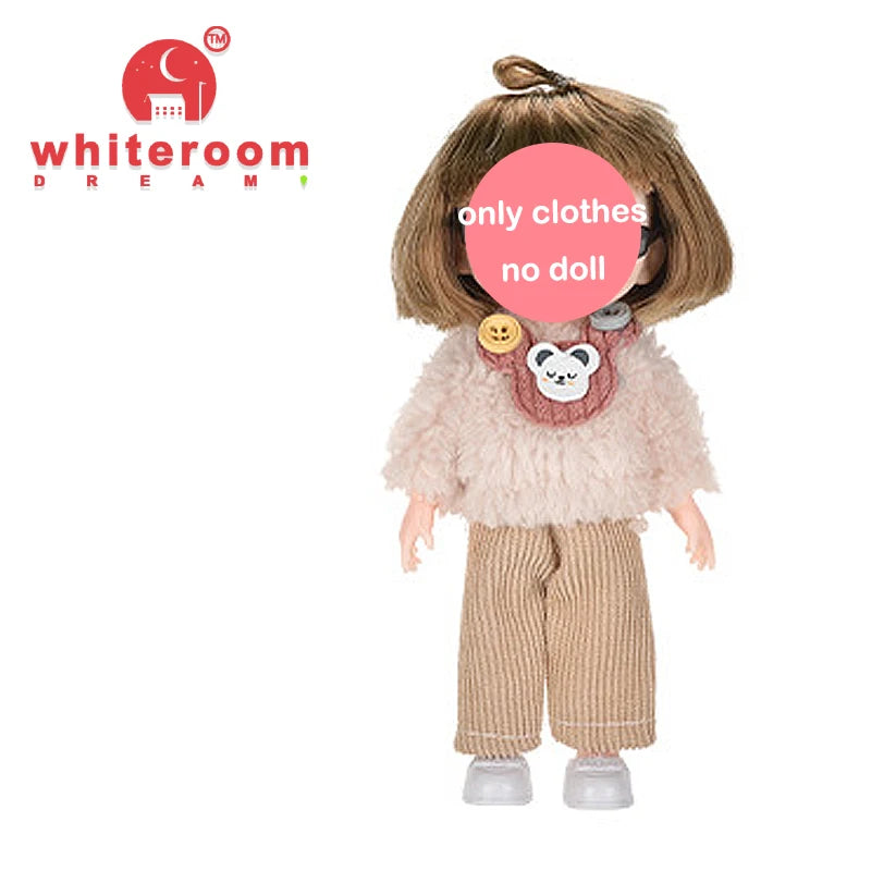 Doll for Girl Baby Doll Toys Children Kid Boy Toy PC Lover Holiday Gift Full Set Bjd 1/12 Mini Dolls Baby Clothes Dress Up