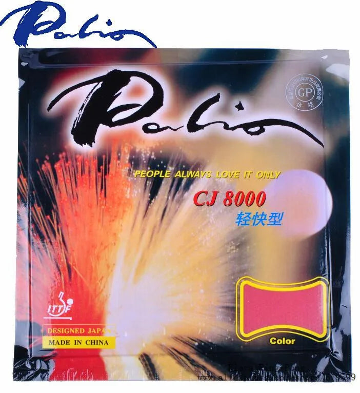 Palio CJ8000 (2-Side Loop Type Fast Light Type Pips-In Table Tennis / Pingpong Rubber With Sponge (H36-46)