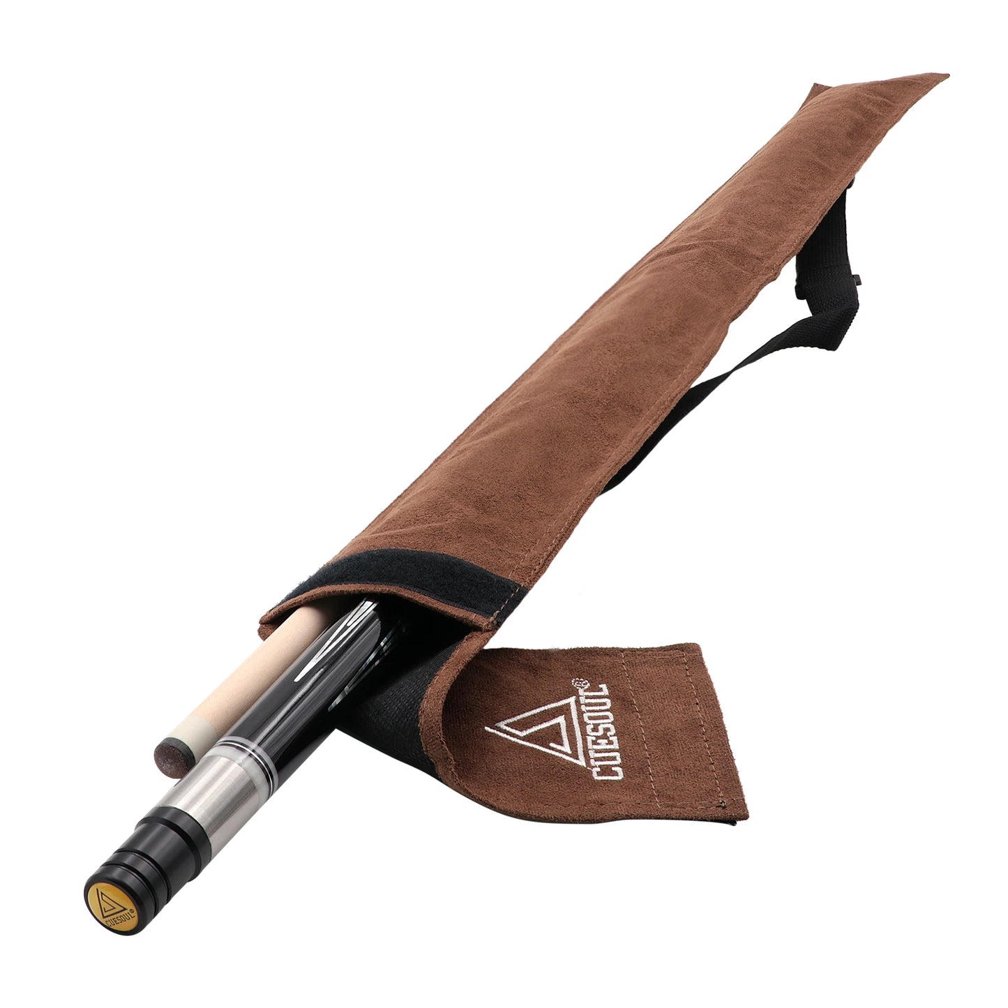 CUESOUL Maple Billiard Pool Cue Stick 58inch 21oz Pool Cue 13mm Cue Tip With Brown Cue Bag