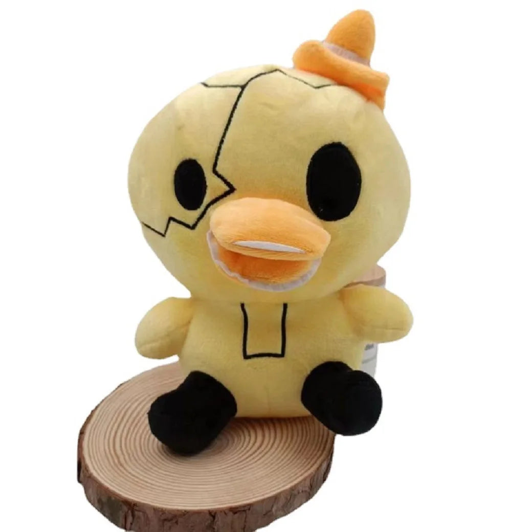New Dread Ducky Plush Toys Dark Deception Yellow Duck Plushie Dolls Miraculous Stitch Jouet Enfant Peluche Anime Home Decoration