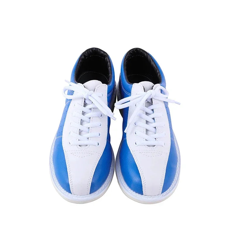 2024 Bowling Shoes for Women Men Anti-Slip Beginners Bowling Sneakers Unisex Breathable Soft Sports Sneakers Contrast Color