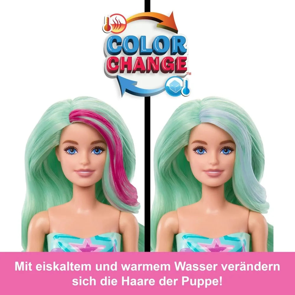 2024 New Original Barbie Doll Color Reveal Surprise Mystery Box Color Change Mermaid Mysterious Box Mistery Box Random Figure