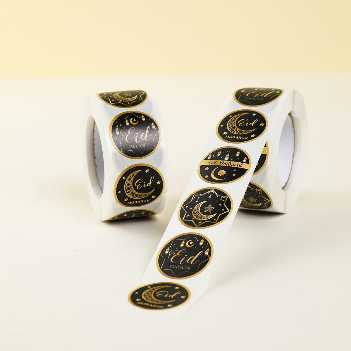 Eid Mubarak Packaging Sealing Sticker Candy Bag Gift Box Ramadan Decorations for Home EID Mubarak Muslim Islamic Eid Al-Fitr