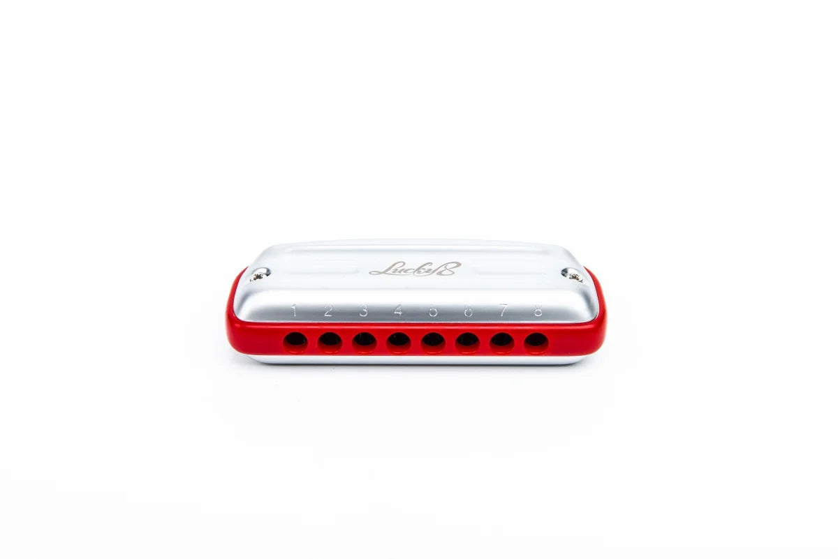 East Top Blues Harmonica Key of C 8 Hole Professional Mouth Organ Harmonica for Adults, Professional Player, Beginners and Gifts
