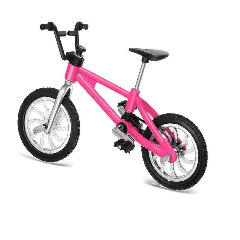 Mini Finger Bicycle Toys Alloy Miniature MTB Bike Model DIY Simulation Mountain Cycling Kid Gift Toy 1/12 Doll House Accessories