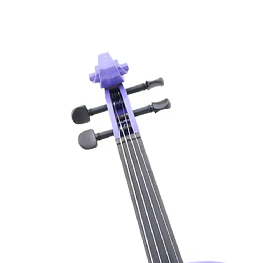 Purple 4/4 Violin Beginners Professionals Acoustic Violin Stringed Instrument Fiddle Set With Case Bow Accessories