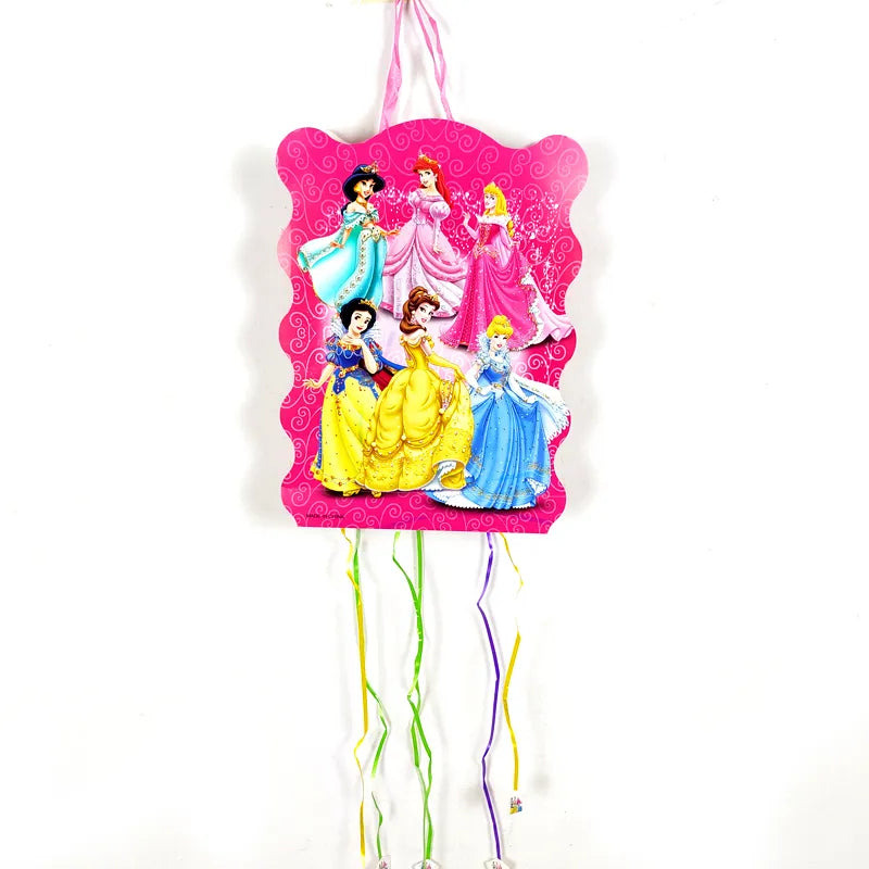 1pcs/Lot Disney Princess Frozen Spiderman Little Mermaid Theme Boys Girls Kids Favor Happy Birthday Party Decorations DIY Pinata