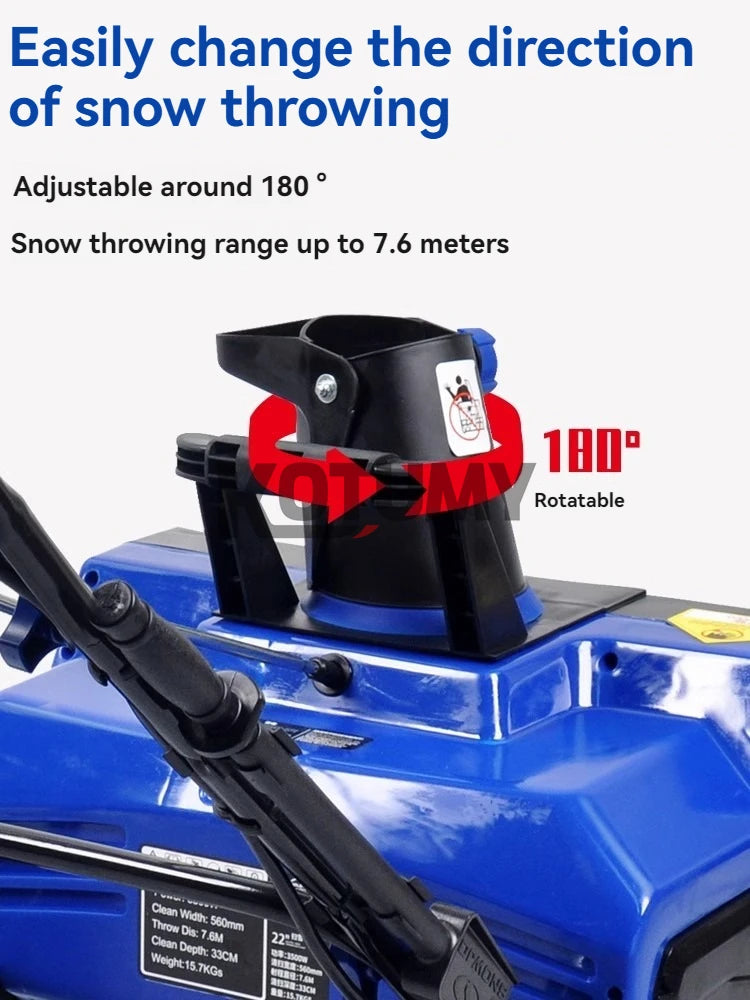 Snow Removal Machine Hand-Pushed Snow Blower Snow Removal Artifact Snow Clearing Equipment for Road