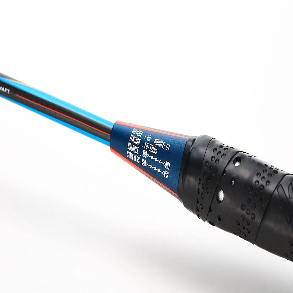 Kawasaki Original Badminton Racket King K9 All-Around Type T Join Power Carbon Fiber Racquet for Intermediate Players