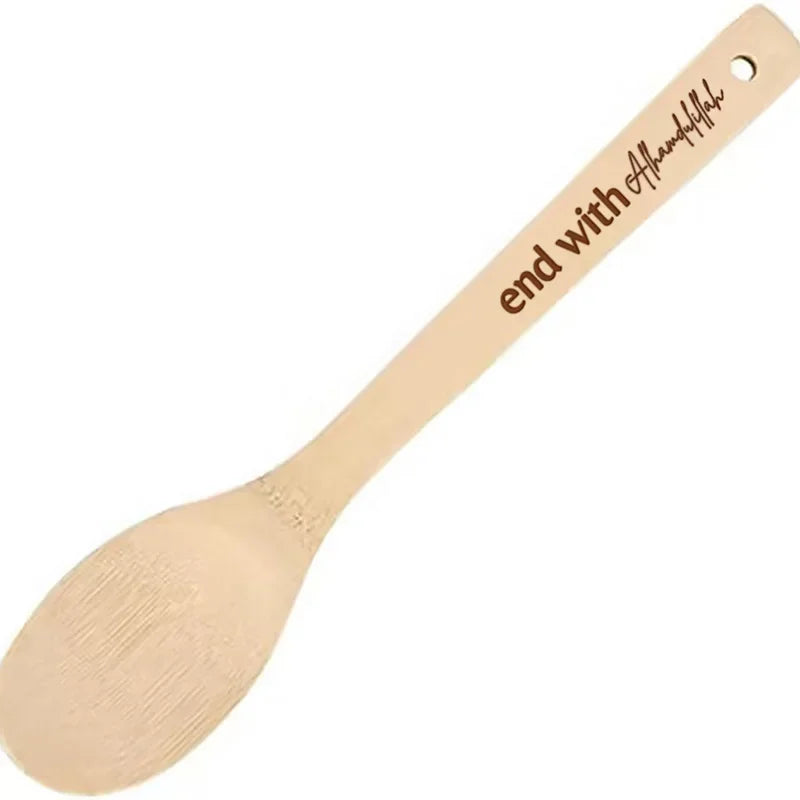 Bismillah Alhamdulillah Islamic Spoon Ramadan Mubarak Eid Al-Fitr Al Adha Muslim Kareem Iftar Mom Wife Gift Kitchen Decoration