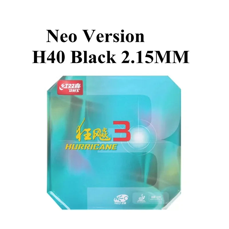 DHS NEO Hurricane 3 ( Loop+Control ) Pips-In Table Tennis (PingPong) Rubber With Sponge 2.15mm 2.2mm