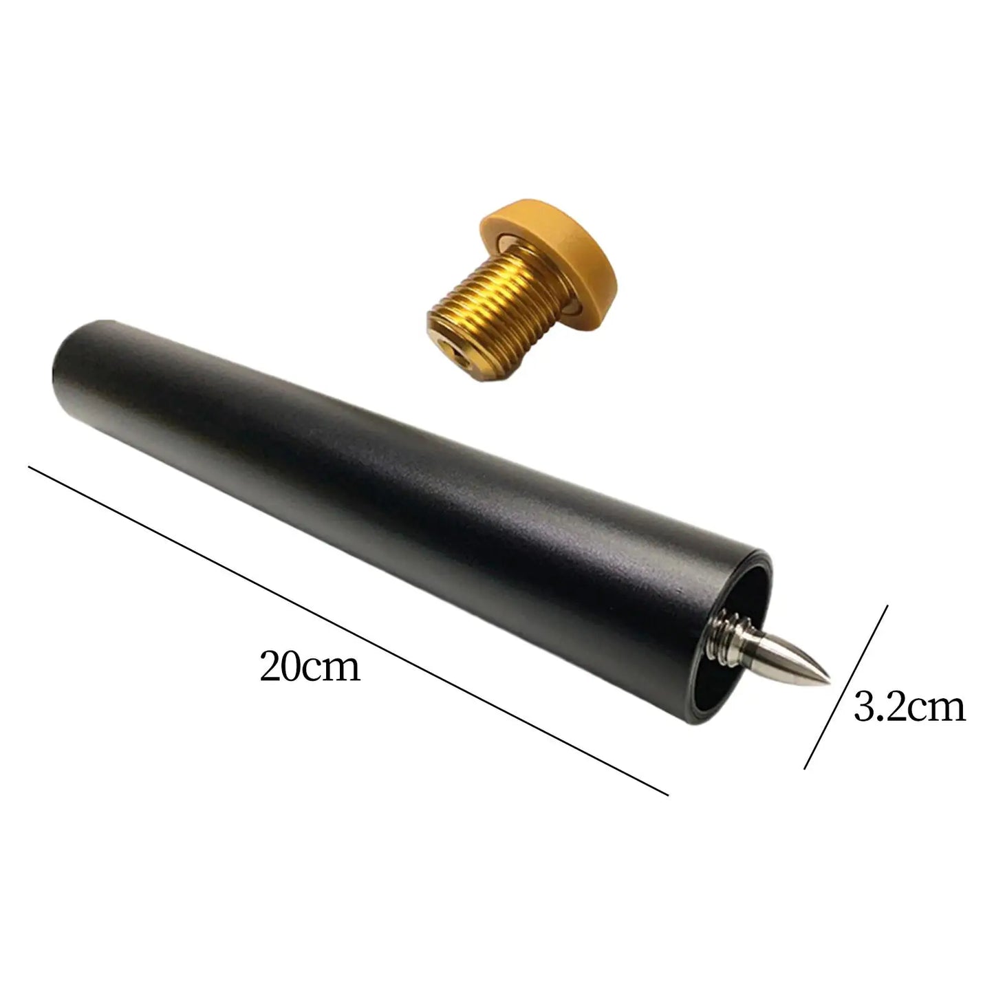 Pool Cue Extender Billiards Pool Cue Sticks Extension for Enthusiast Athlete
