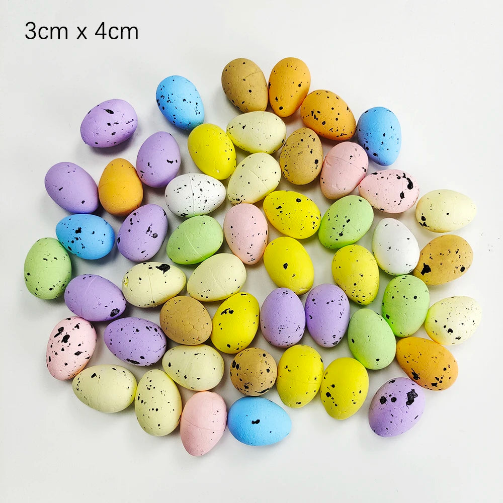 10-15Cm Easter Artificial Bird Nest Easter Eggs Natural Rattan Nest Eggs Storage Easter Decoration 2024 Kids Diy Craft Supplies
