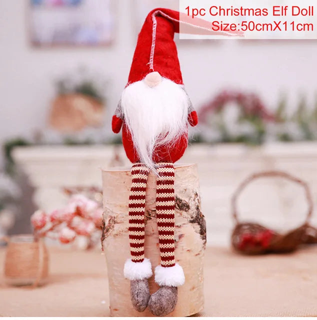 Christmas Faceless Gnome Christmas Ornaments Merry Christmas Decoration for Home Navidad Pendants Cristmas Gifts New Year 2023