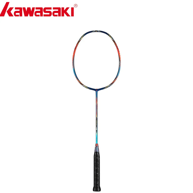 Kawasaki Original Badminton Racket King K9 All-Around Type T Join Power Carbon Fiber Racquet for Intermediate Players