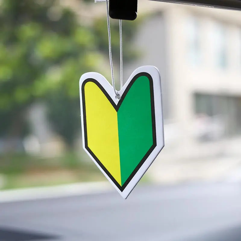 JDM Style Car Rear View Mirrow Pendent Air Freshener Solid Paper Piston Brake Wheel Rim Shock Absorber