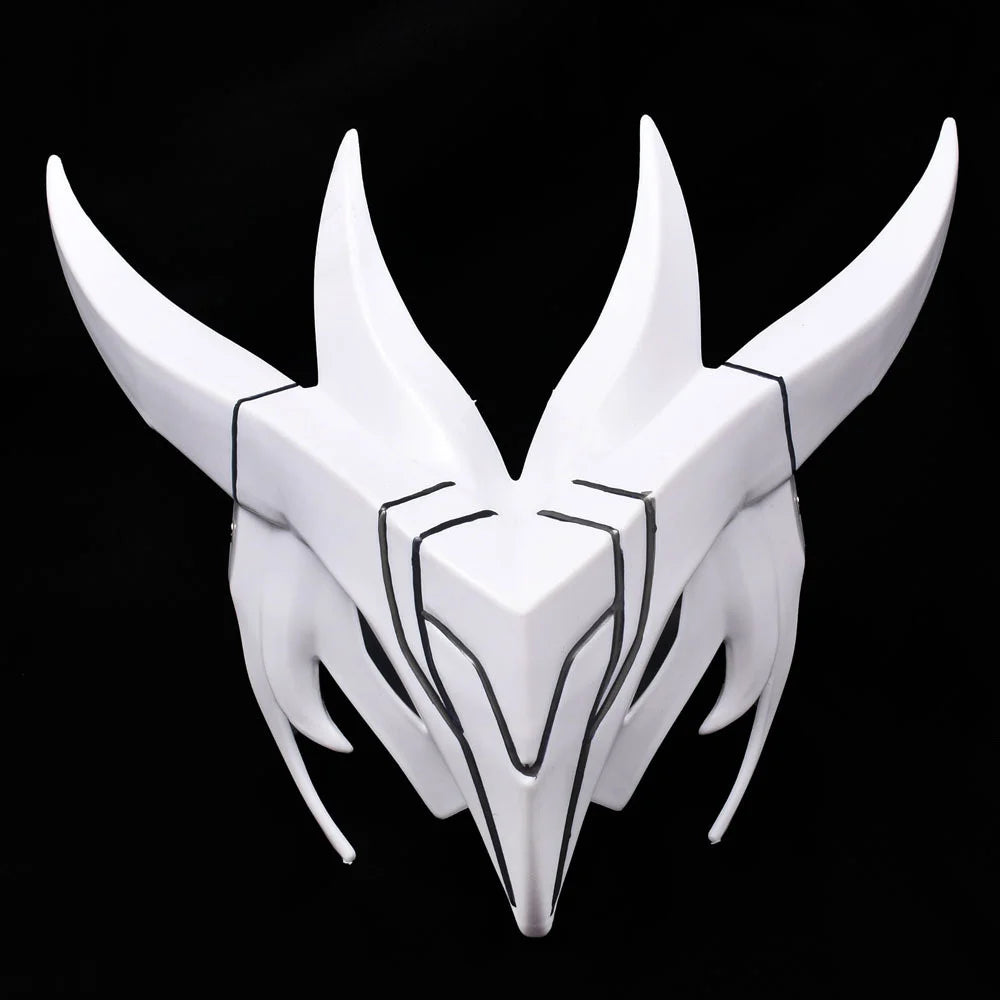 Game LOLS Heartsteel Yone Cosplay Props Mask Men Women Halloween Party Carnival Roleplay Accessories Resin Mask With LED Light