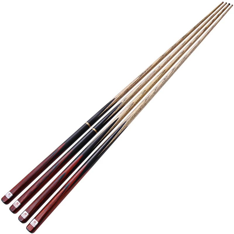 Omin-Billiard Cue Snooker Stick Blood Sandalwood Ash Wood Shaft 3/4 Split One Piece Cues Tip Size 9.5 10 11.5mm With Extender