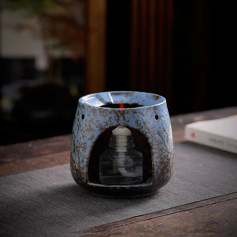 350ml Japanese Style Coarse Pottery Teakettle Long Handle Teapot Handmade Retro Large Capacity Tea Cup Kung Fu Tea Teaware