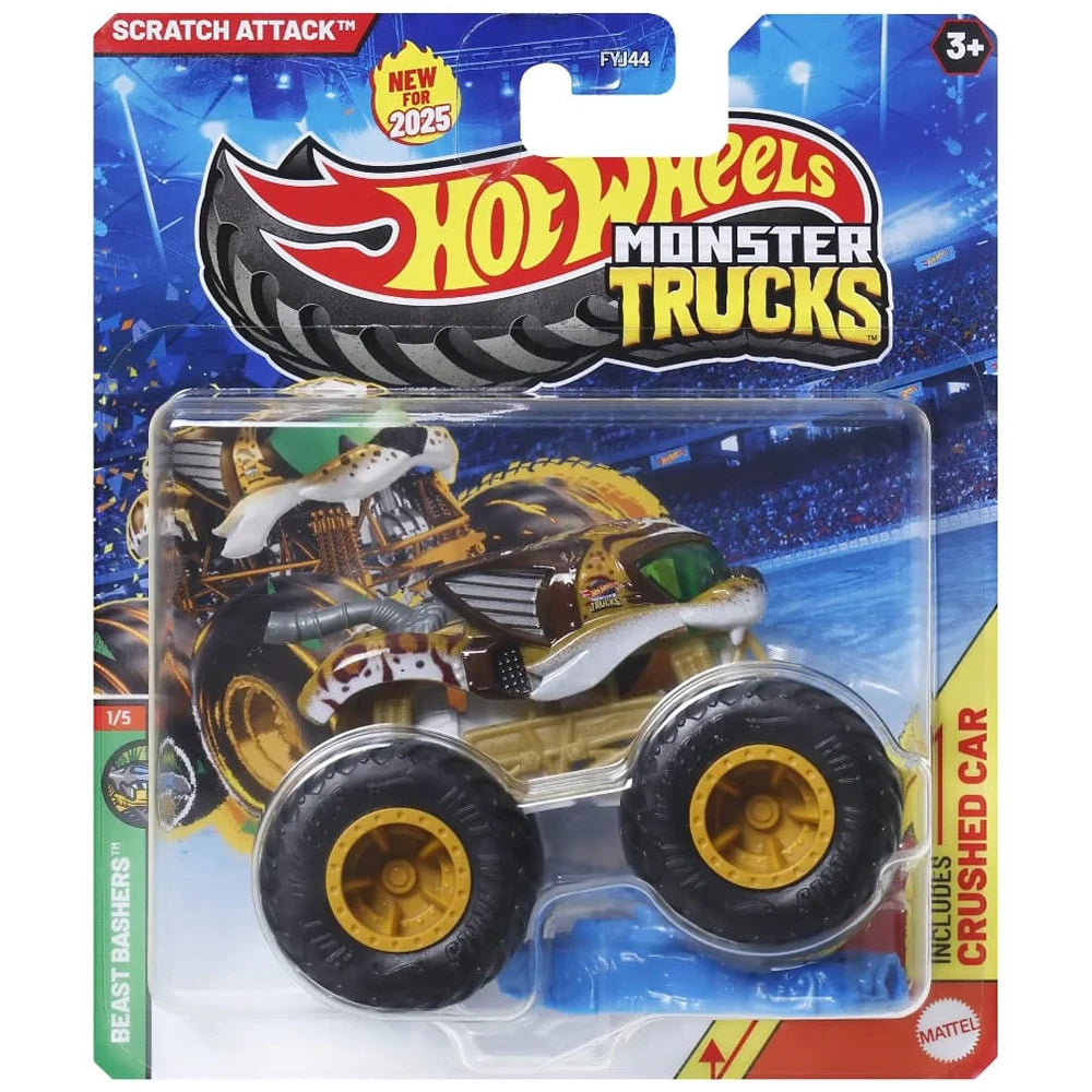2025 Hot Wheels Cars MONSTER TRUCKS HW-Dozen-Delivery Unimog 5-Alarm 1/64 Metal Die-Cast Model Collection Toy Vehicles