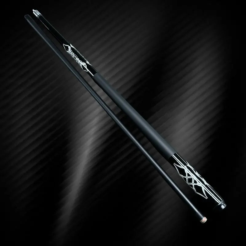Professional Carbon Fiber Glass Composite Billiards Cue 13mm Tip Angry Pool Cue Stick for Pro Level Player