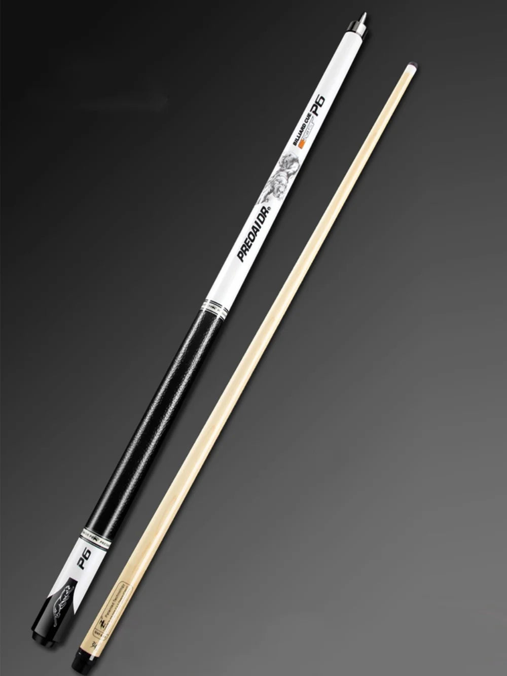 PREOAIDR 58" P6 Canadian Maple Billiards Pool Cue Stick 10.5/11.5/13mm + Extender