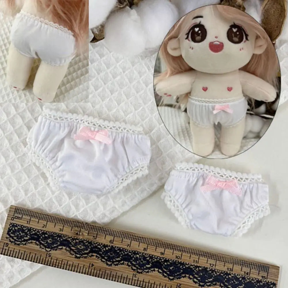 1PC Multistyles Doll Fashion Clothes High Quality Cotton Lace Underwear Doll Panties for 1/11 Ob11 Dolls for 1/12bjd Doll