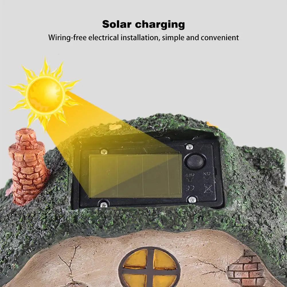 Gardening LED Solar Light Fairy House High Quality Anti-Corrosion Lawn Lamp for Outdoor Garden Decor