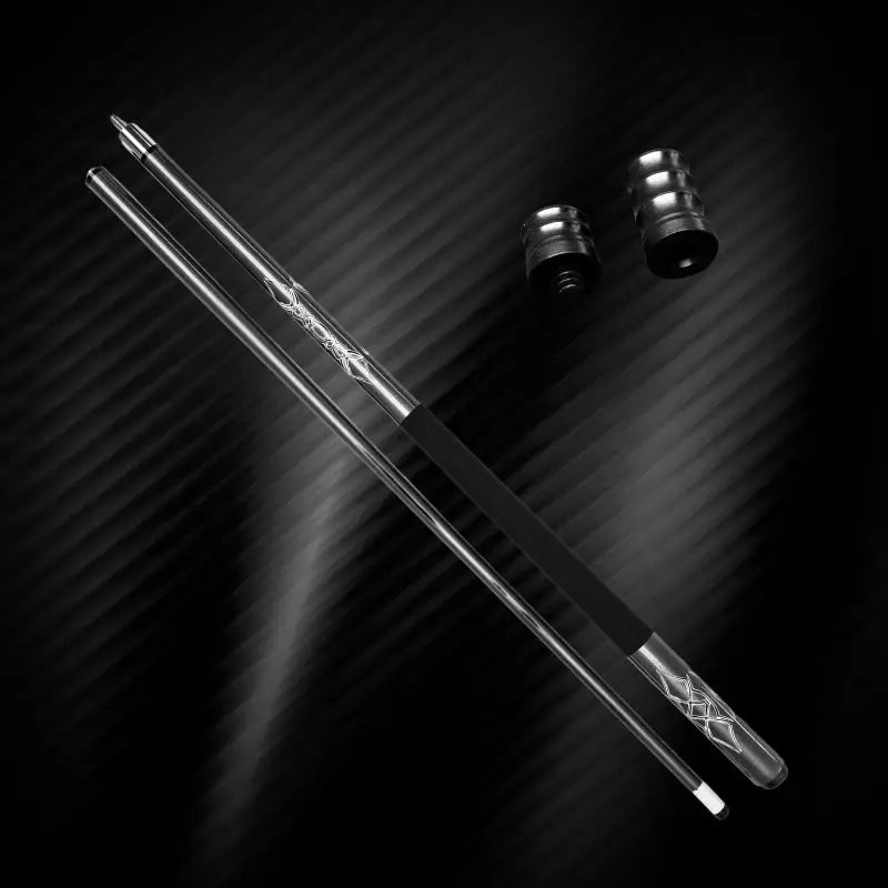 Professional Carbon Fiber Glass Composite Billiards Cue 13mm Tip Angry Pool Cue Stick for Pro Level Player