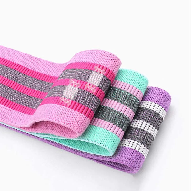 Fitness Resistance Band Buttocks Expansion Fitness Cloth Rubber Band Elastic Expander Suitable for Home Exercise Sport Equipment