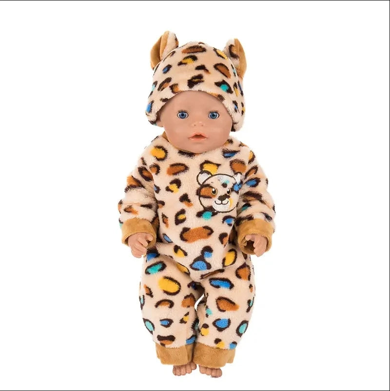 Lovely Pony Suit for 43cm Baby Doll 17inch Born Babies Boy Doll Clothes