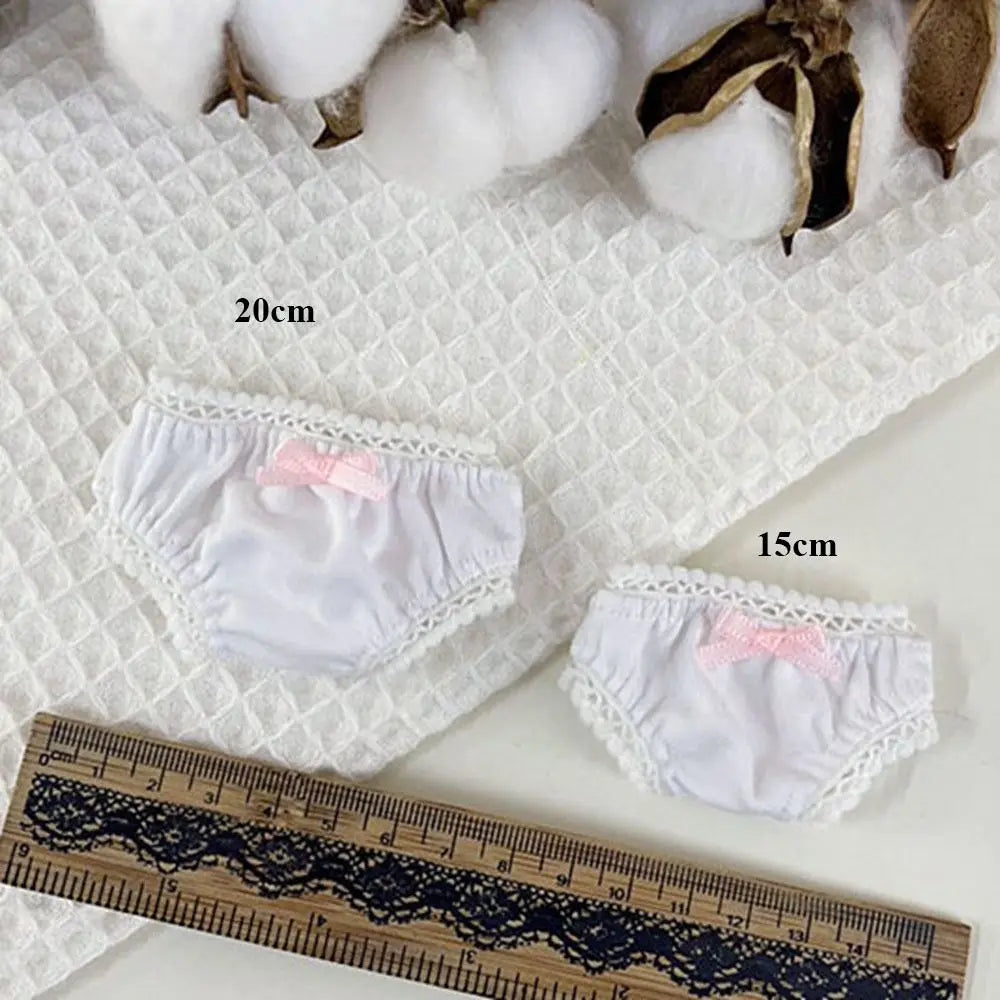 1PC Multistyles Doll Fashion Clothes High Quality Cotton Lace Underwear Doll Panties for 1/11 Ob11 Dolls for 1/12bjd Doll