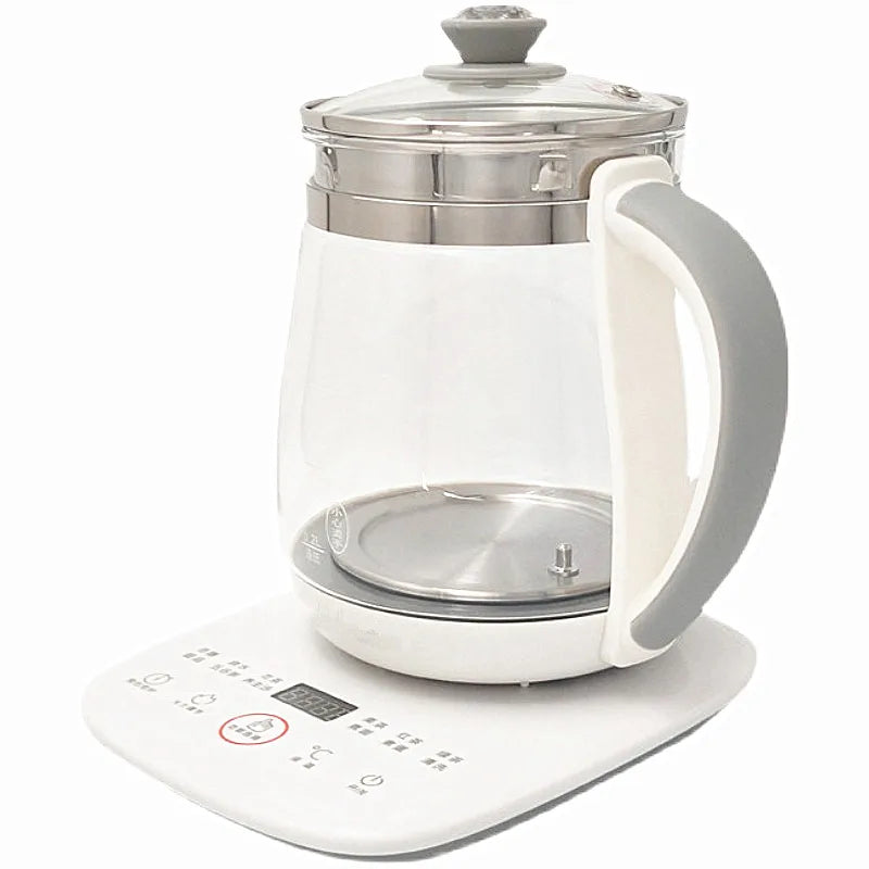 220V 1.5L Automatic Electric Glass Kettle Tea Brewer Household Automatic Health Pot Home Teapot Boiling Pot Portable Kettle