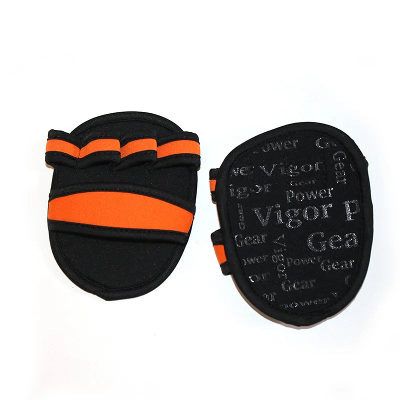 VigorPowerGear-Non-Slip Workout Gloves, Gym Hand Grips for Dumbbells, Grip Pads, Weight Lifting Gloves, 5mm Thick