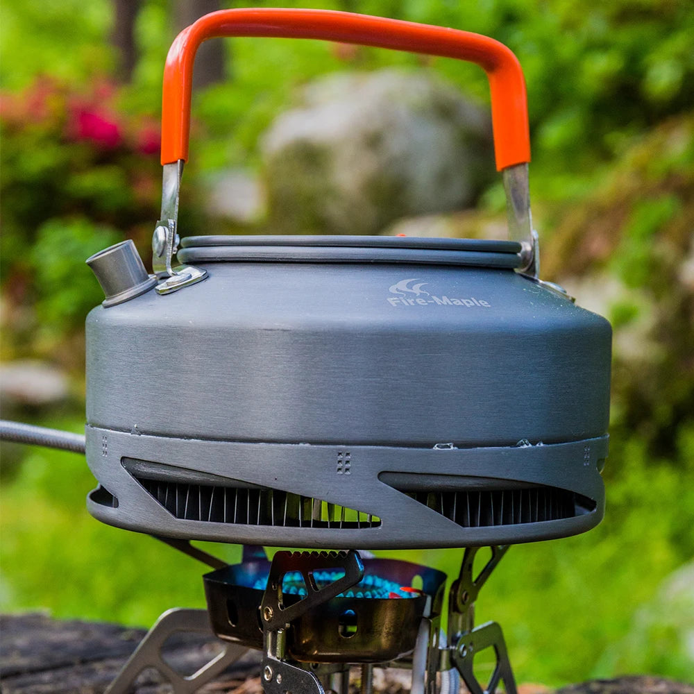 Fire Maple Outdoor Camping Pinic Heat Exchanger Kettle Coffee Tea Pot 0.7L With Heat Proof Handle Tea Filter FMC-XT1