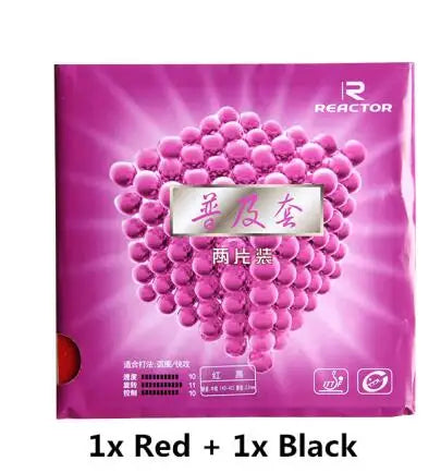 2 Pcs/Lot Reactor Original Pips-In CORBOR Table Tennis Rubber With Sponge Ping Pong Rubber Tenis De Mesa