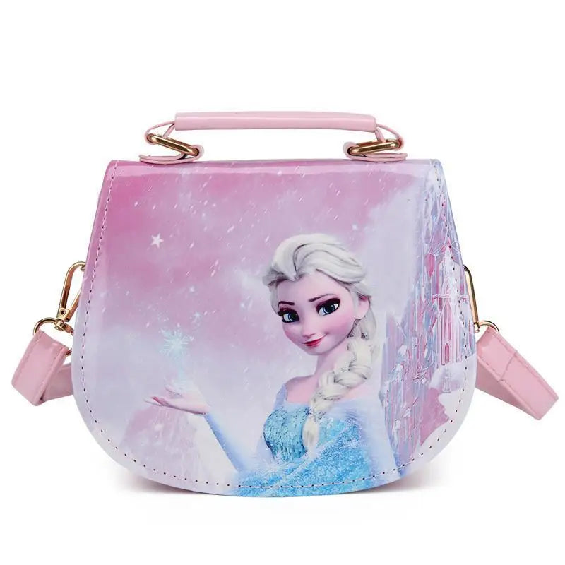 Disney Frozen Anime Figure Elsa Princess Child Shoulder Bag Girl Baby Lovely Handbag Cartoon Kid Fashion Shopping Messenger Bag