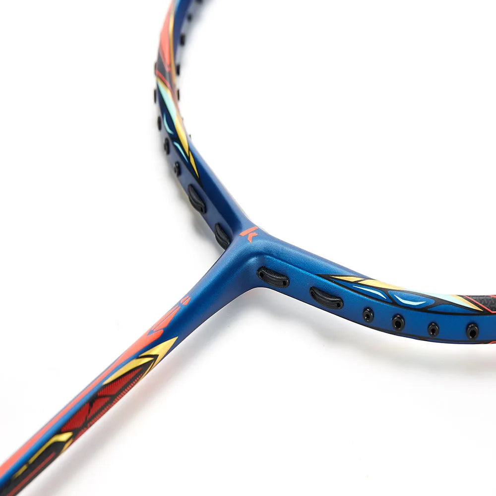 Kawasaki Original Badminton Racket King K9 All-Around Type T Join Power Carbon Fiber Racquet for Intermediate Players