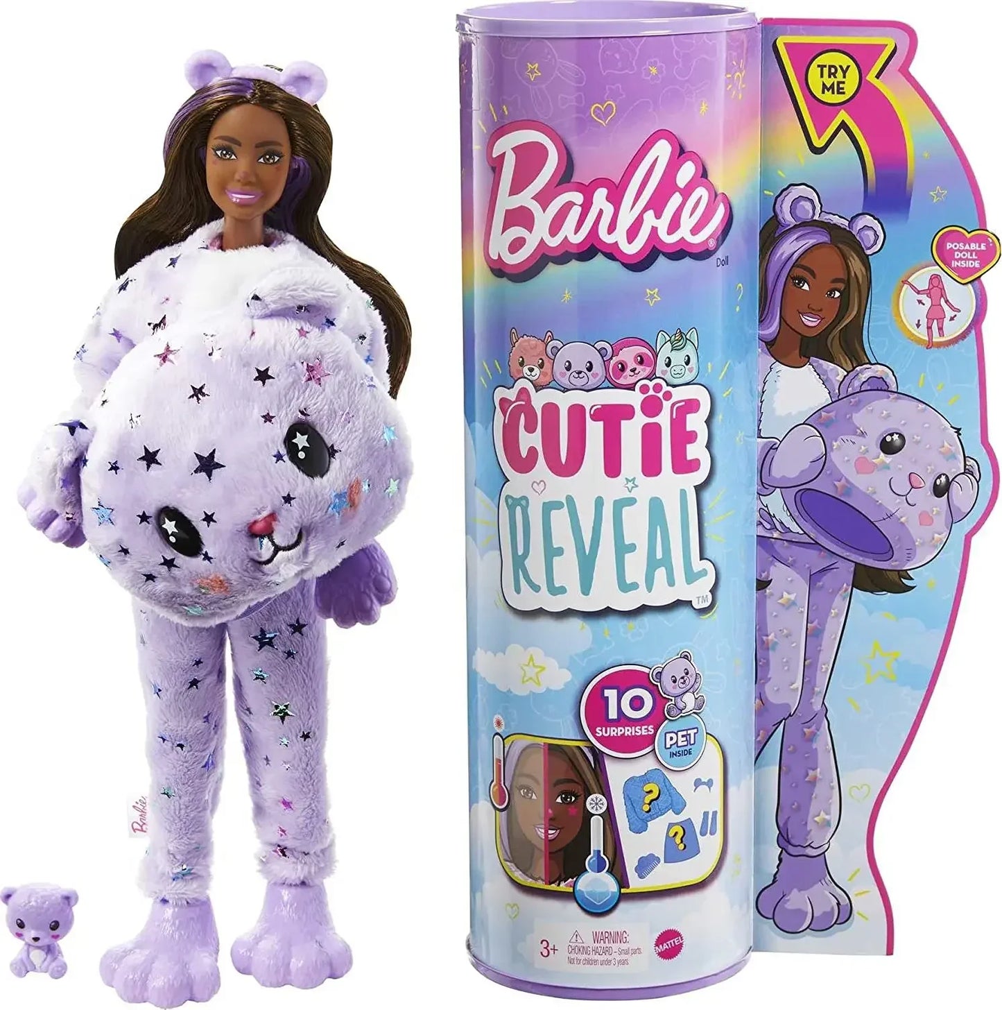 100% Original 2nd Wave Fashion Mattel Barbie Cutie Reveal Dolls Llama Sloth Brand Toys for Girls Birthday Christmas Gifts