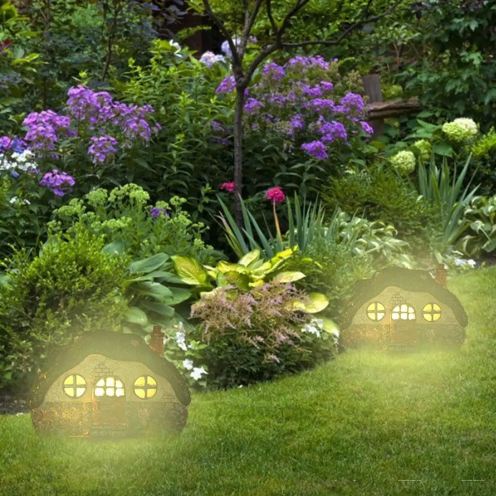 Gardening LED Solar Light Fairy House High Quality Anti-Corrosion Lawn Lamp for Outdoor Garden Decor
