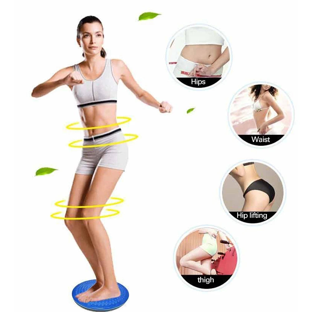 1pcs Fitness Home Waist Twisting Disc Balance Board Body Building for Sports Magnetic Massage Plate Wobble Waist Twist Disc